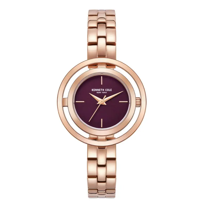 Kenneth Cole Quartz Rose Gold Stainless Steel Women Watch Kcwlg2237102 1