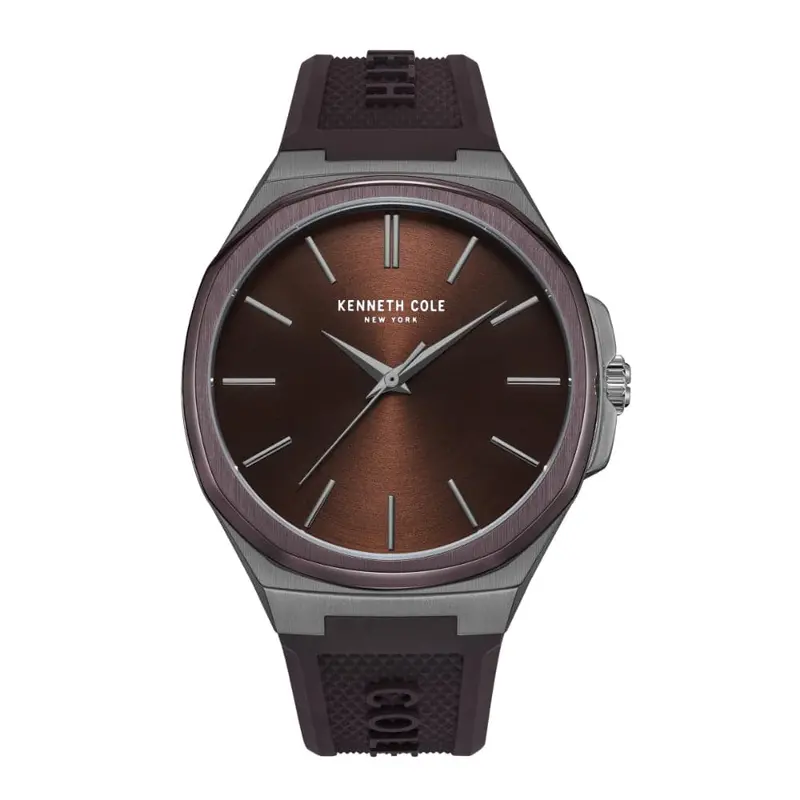 Kenneth Cole Quartz Silicone Strap Unisex Watch Kcwgm2233802 1