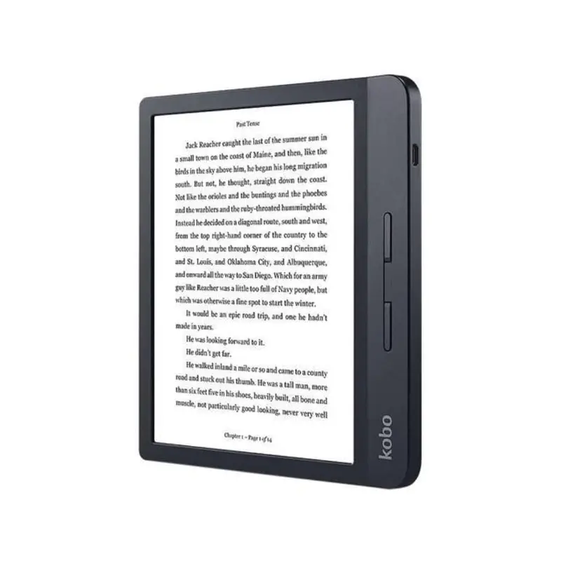 Kobo Libra H20 N873-Ku-Bk-K-Ep 7" Epd With Carta Display & Comfort Light Pro Black 1