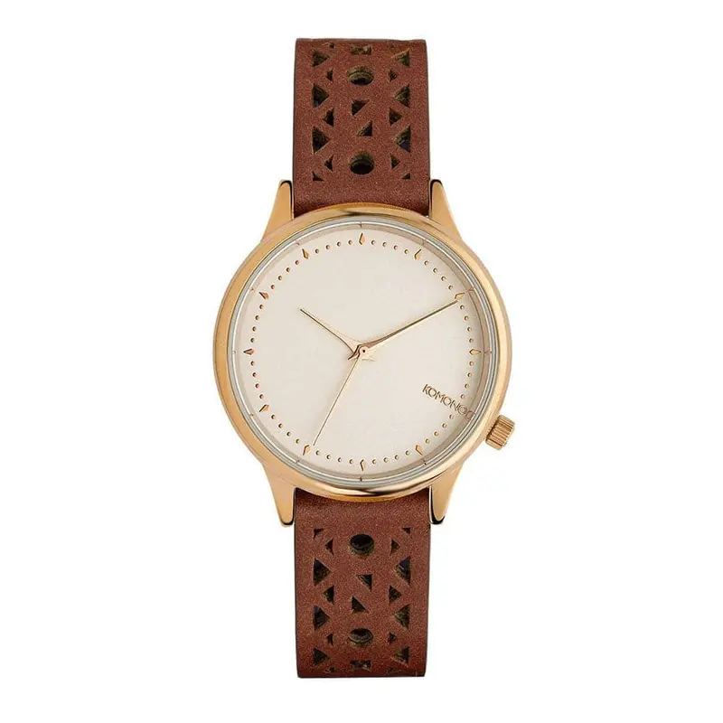 Komono Estelle Brown Leather Women Watch Kom-W2653 1