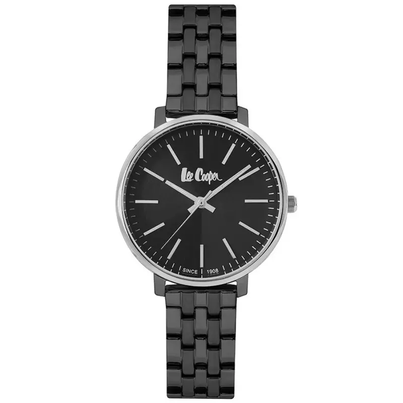 Lee Cooper Black Stainless Steel Strap Women Watch Lc06907.050 1