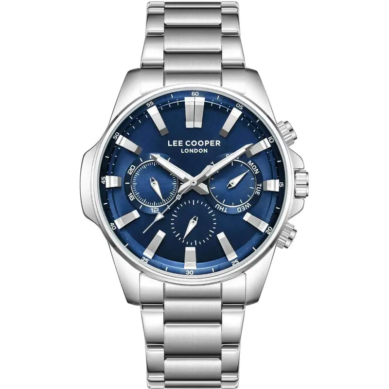 Lee Cooper Blue Dial Stainless Steel Strap Men's Watch Lc08253.390 1