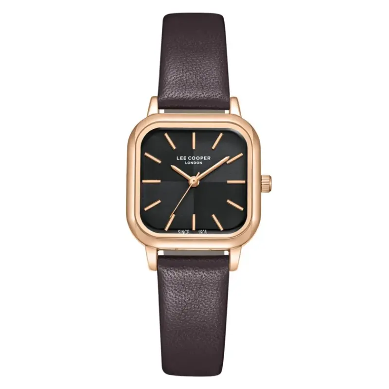 Lee Cooper Brown Leather Strap Women Watch Lc08152.462 1