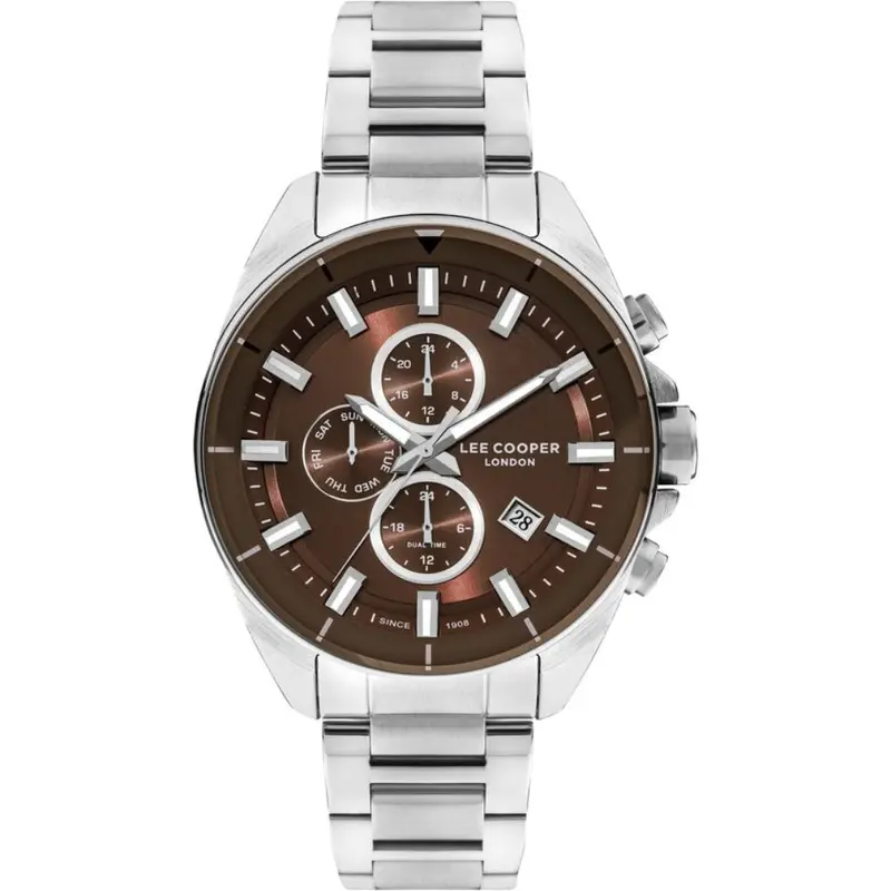 Lee Cooper Silver Stainless Steel Strap Men's Watch Lc07830.340 1