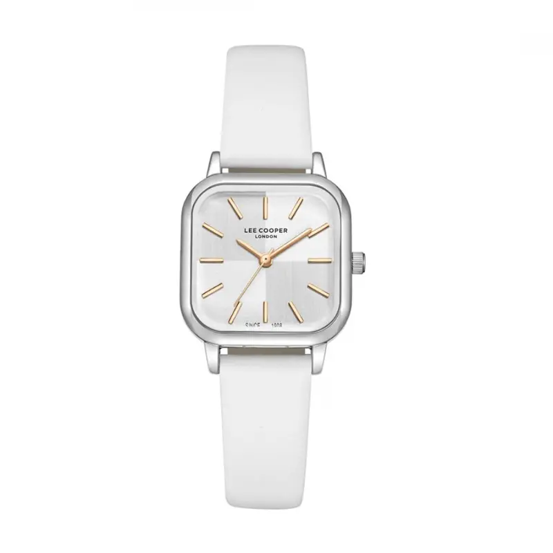 Lee Cooper White Leather Strap Women's Watch Lc08152.333 1