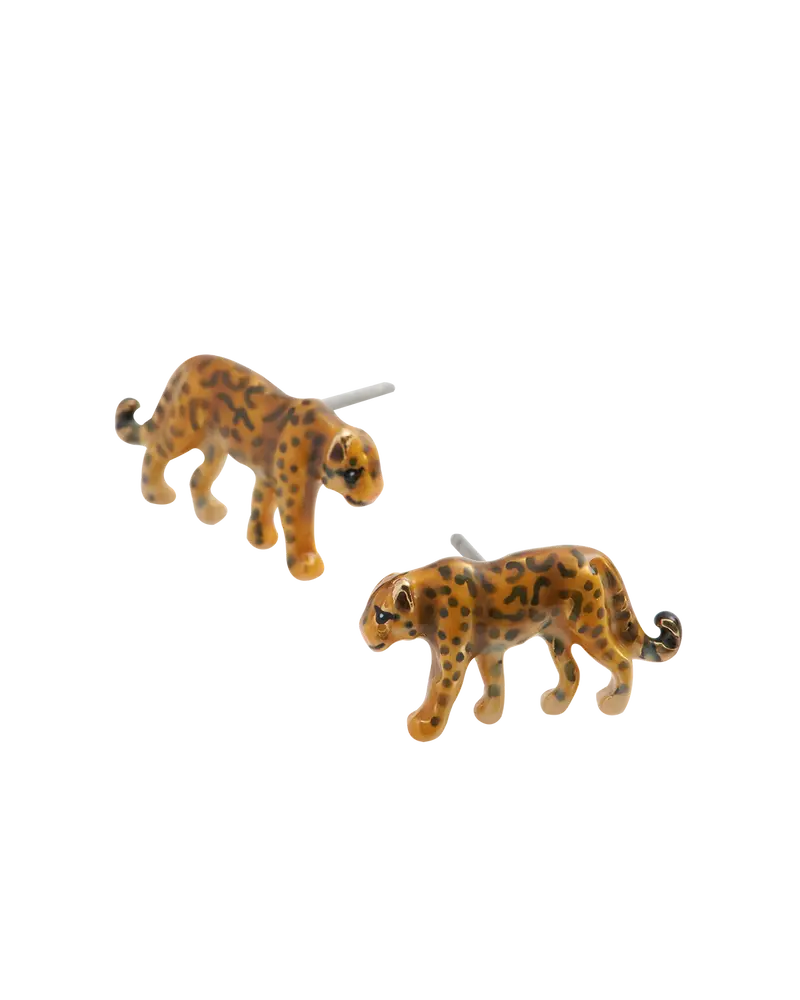 Leopard Stud Earrings 1