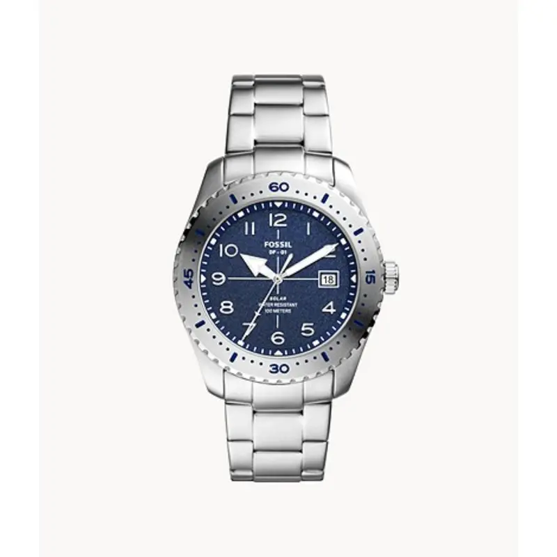 Limited Edition Df-01 Solar-Powered Stainless Steel Men's Watch Le1133 1