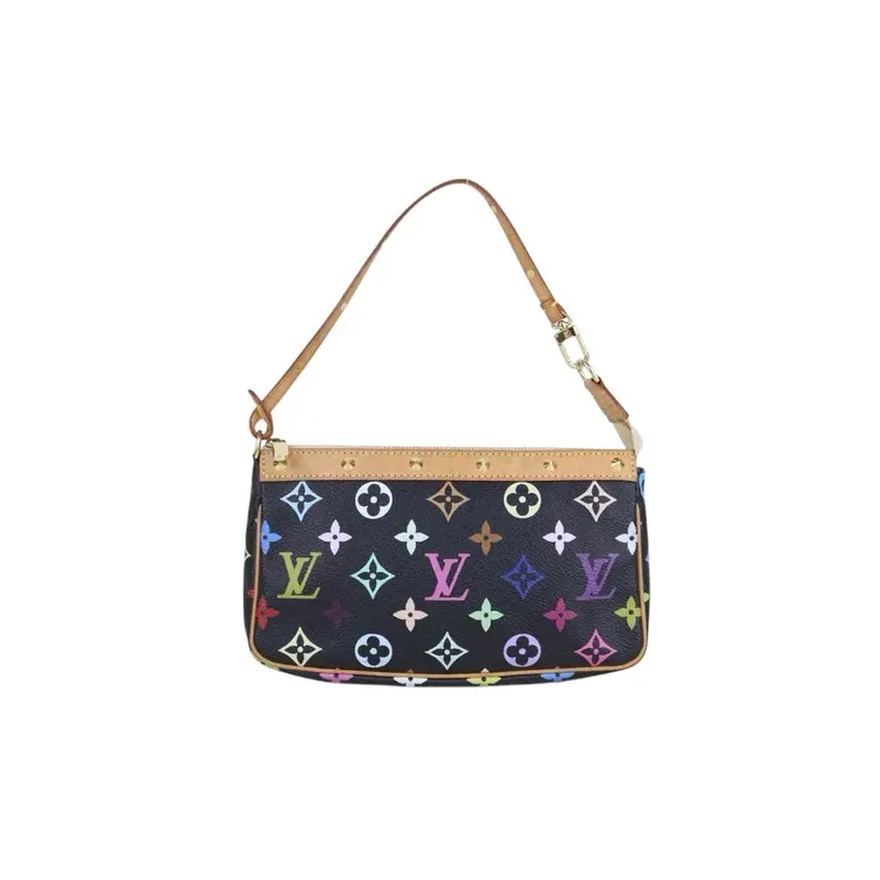 Louis Vuitton S25100904 Monogram Multicolor Pochette (Good Condition) 1