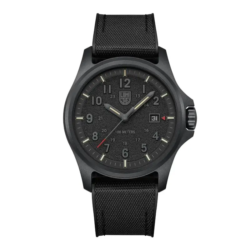 Luminox Atacama Field Blackout Design Black Rubber Strap Men's Watch Lm1961 1
