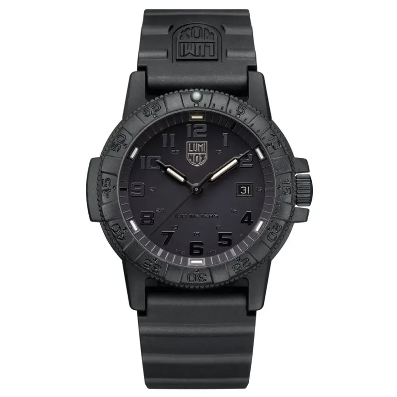 Luminox Consign Black Dial Pu Strap Men Watch Lm0321bo 1