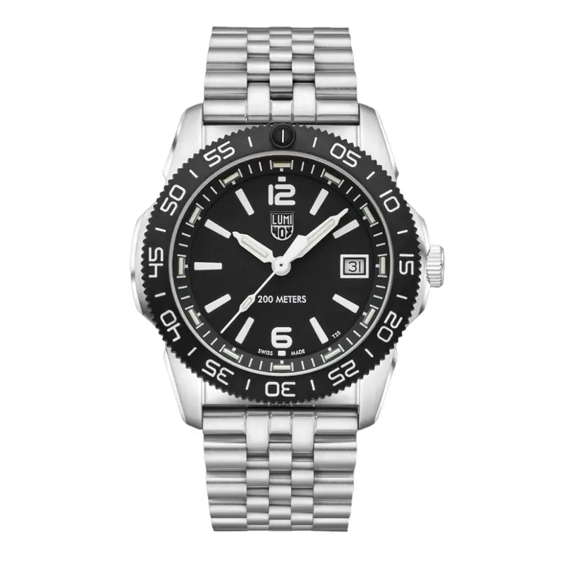 Luminox Consign Black Dial Silver Stainless Steel Strap Men Watch Lm3122.M 1