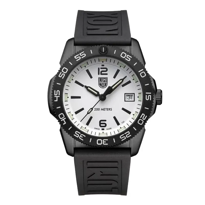Luminox Consign White Dial Black Rubber Strap Men Watch Lm3127.M 1
