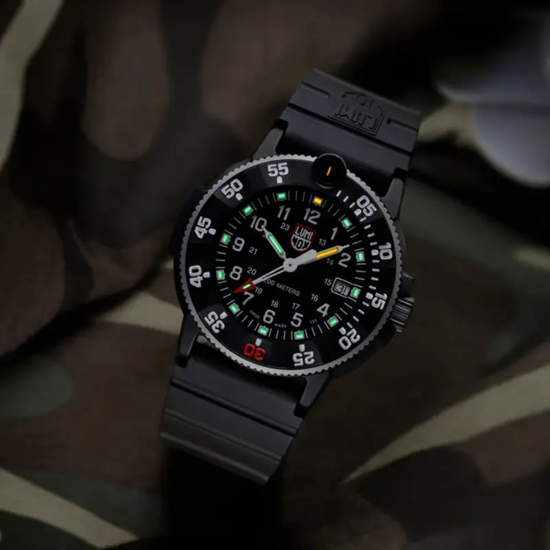 Luminox Heritage Black Rubber Strap Men Watch Lm3001.H 2