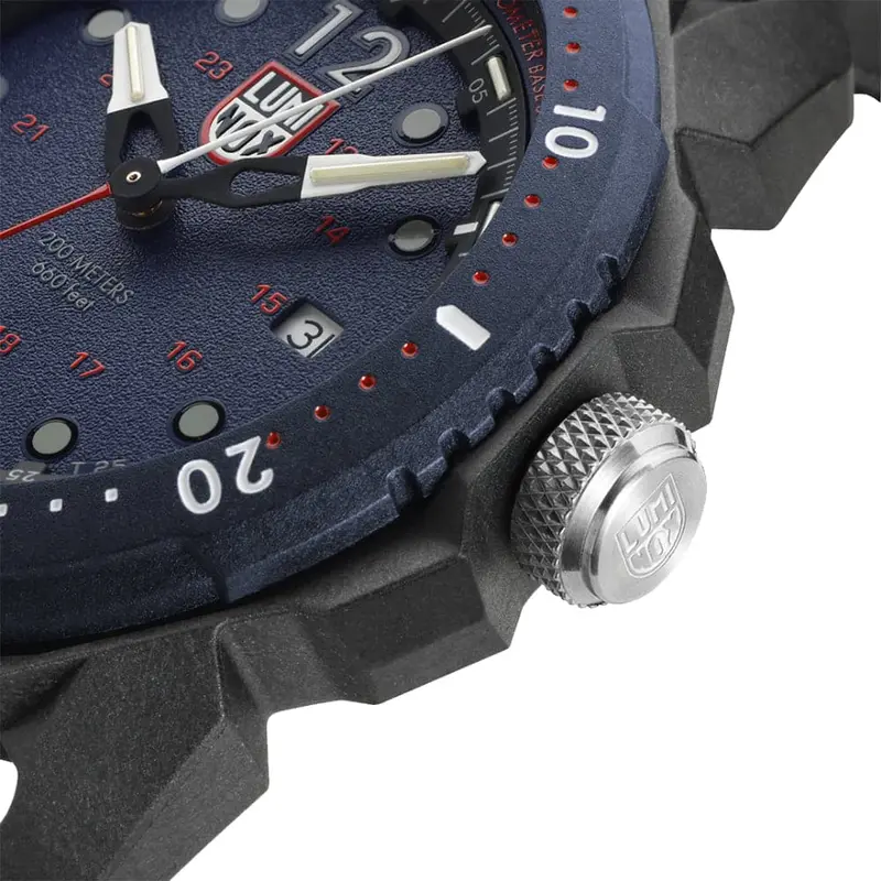 Luminox Ice-Sar Arctic Blue Dial And Rubber Strap Men Watch Lm1053 2