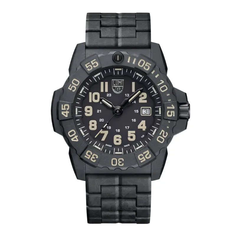 Luminox Navy Seal Black Carbonox Strap Men Watch Lm3510 1