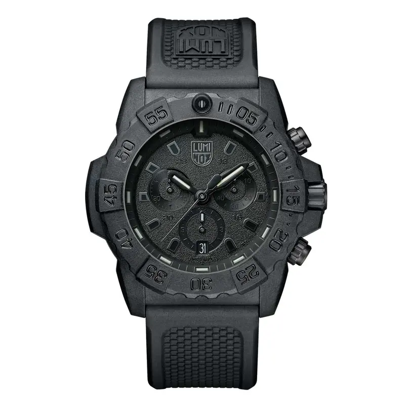 Luminox Navy Seal Black Rubber Strap Men's Watch - Chronograph | Lm3581.Bo 1