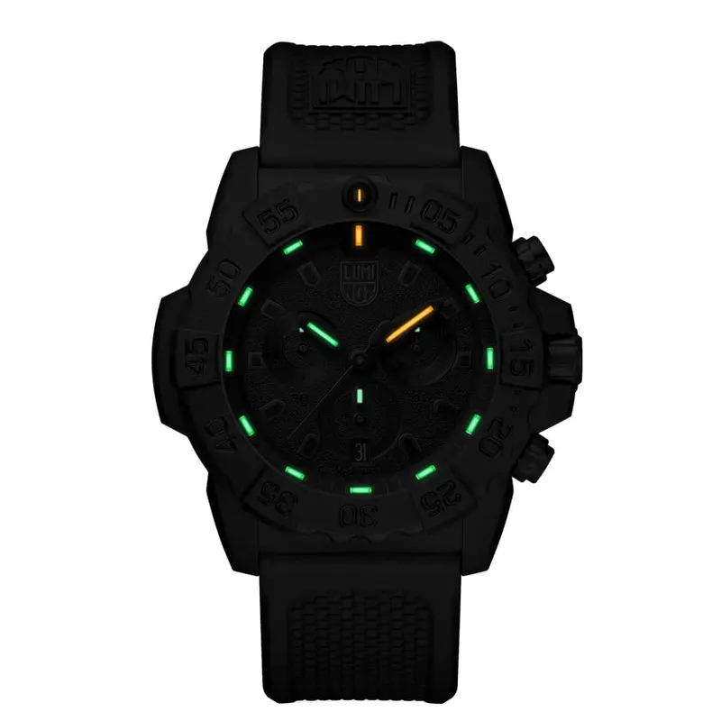 Luminox Navy Seal Black Rubber Strap Men's Watch - Chronograph | Lm3581.Bo 2