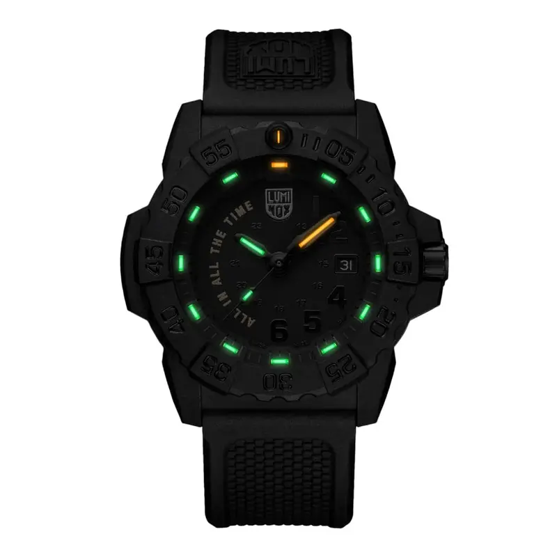 Luminox Navy Seal Limited Edition Black Rubber Strap Men Watch Lm3501.Bo.Al 2