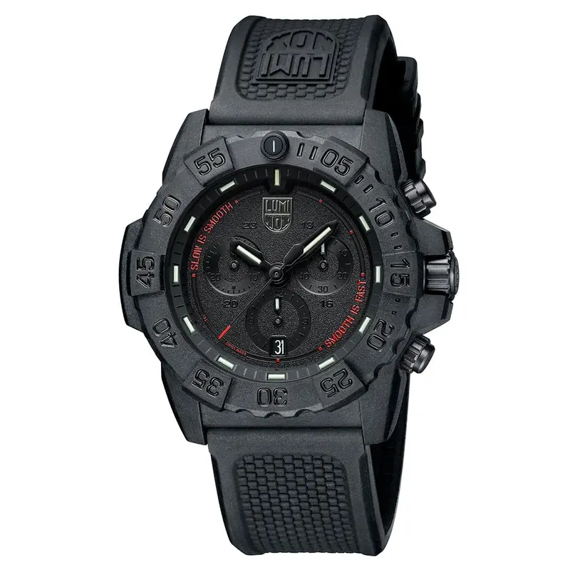 Luminox Navy Seal Lm3581.Sis Black Rubber Strap Men Watch 1
