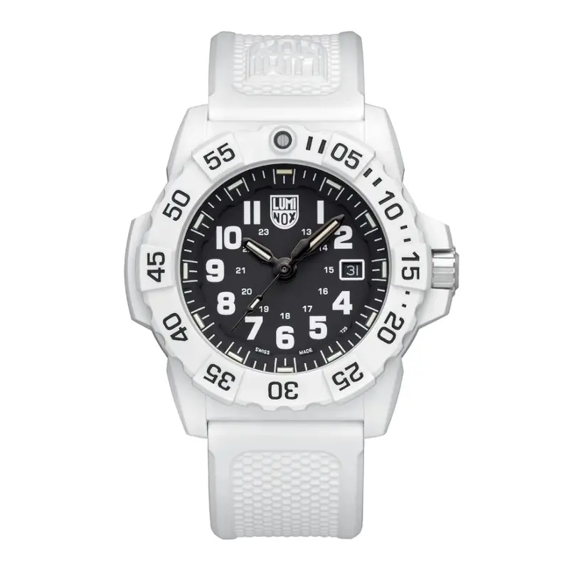 Luminox Navy Seal White Rubber Strap Men Watch Lm3507.Wb 1