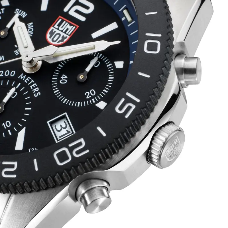Luminox Pacific Diver Lm3143 Blue Rubber Men Watch 2