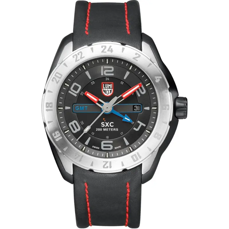 Luminox Sxc Space Series Black Leather Strap Men Watch Lm5127 1