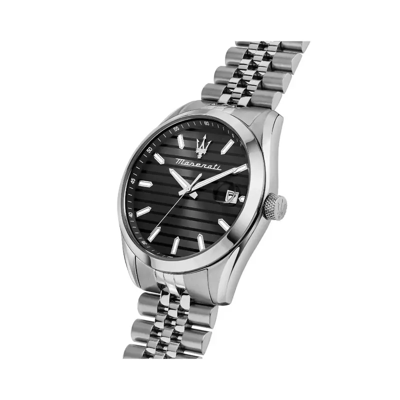 Maserati Attrazione Black Dial Men's Watch - Date Display | R8853151026 2