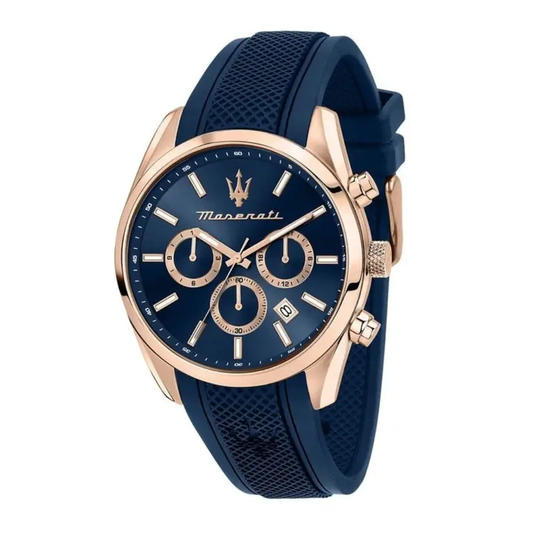 Maserati Attrazione Blue And Rose Gold Analog Watch R8851151012 1