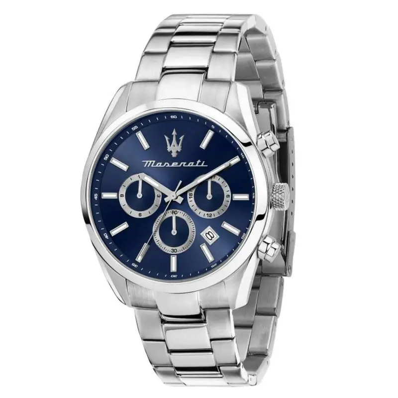 Maserati Attrazione Blue Dial Men's Watch - Chronograph | R8853151005 1