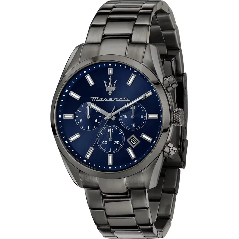 Maserati Attrazione Blue Dial Men's Watch - Chronograph | R8853151012 1