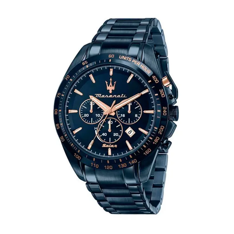 Maserati Blue Chronograph Stainless Steel Men Watch R8873650003 1