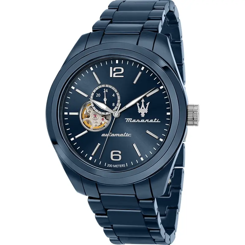 Maserati Blue Dial And Ceramic Strap Men Watch R8823150002 1