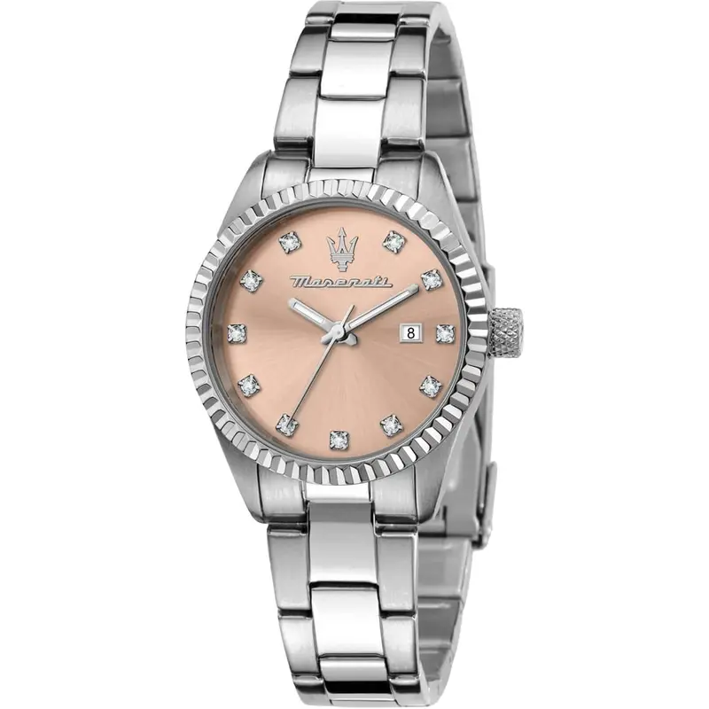 Maserati Competition R8853100509 Blush Glitz Dial Steel Watch 1