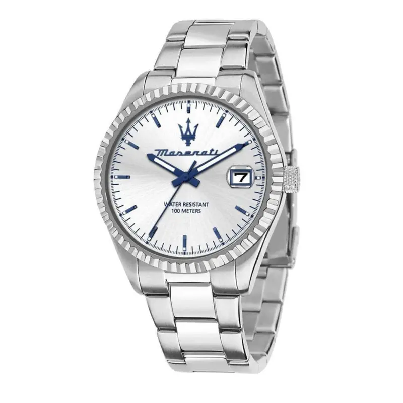 Maserati Competizione Precision Silver Men’S Watch - Date Display | R8853100045 1