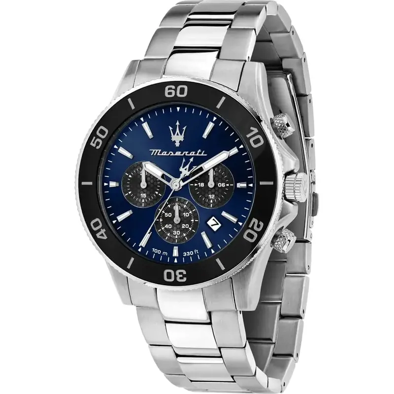 Maserati Competizione Silver Stainless Steel Strap Men Watch R8873600009 1