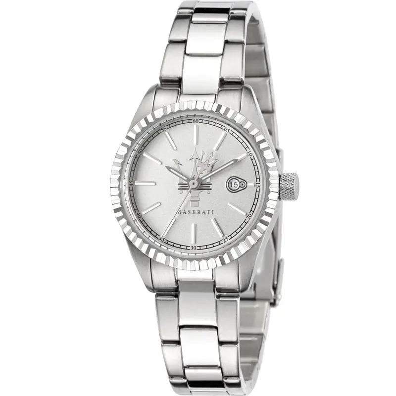 Maserati Competizione Silver Women's Watch - Date Display | R8853100503 1