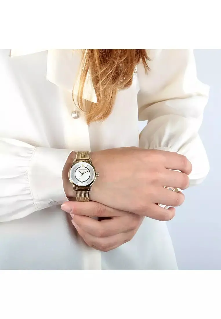 Maserati Epoca 34Mm White Dial Women's Quartz Watch R8853118512 2