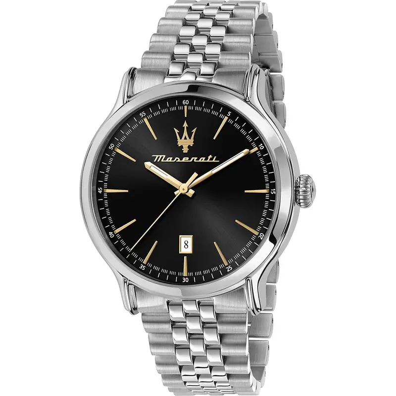 Maserati Epoca Modern Black Dial Men's Watch - Date Display | R8853118024 1