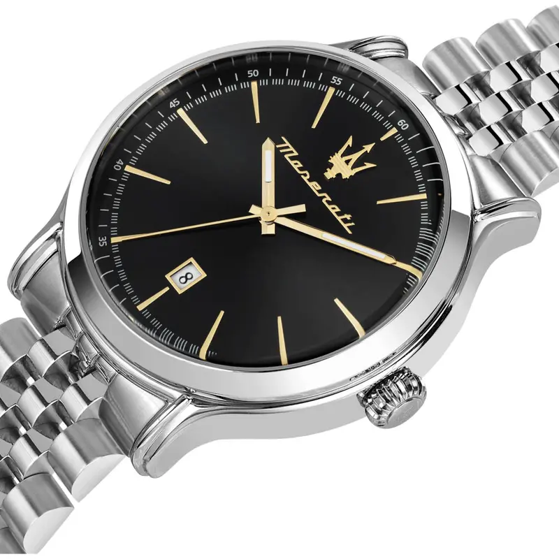 Maserati Epoca Modern Black Dial Men's Watch - Date Display | R8853118024 2