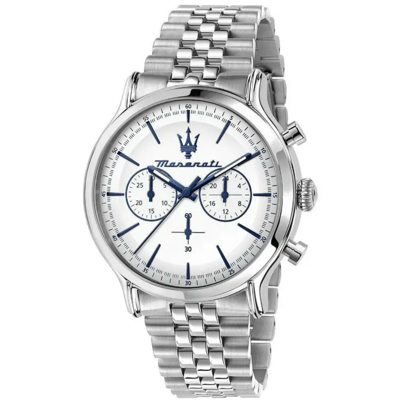Maserati Epoca Silver Stainless Steel Strap Men's Watch - Multifunction | R8873618034 1