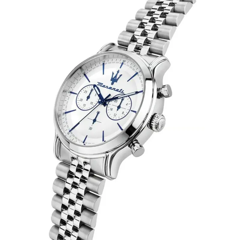 Maserati Epoca Silver Stainless Steel Strap Men's Watch - Multifunction | R8873618034 2
