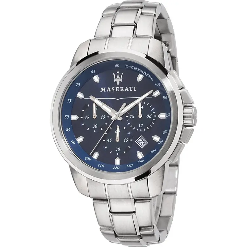 Maserati Meccanica Blue Dial Men's Watch - Tachymeter | R8873621002 1