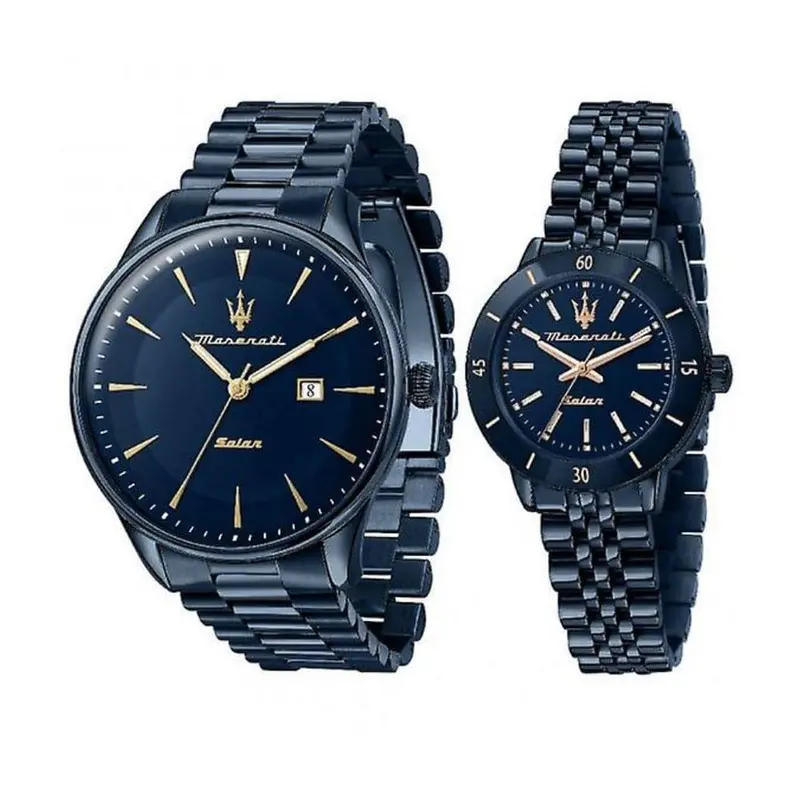 Maserati R8853149002 Blue Stainless Steel Couple Watch 1