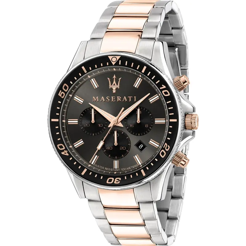Maserati R8873640002 Black Dial Stainless Steel Men Watch 1