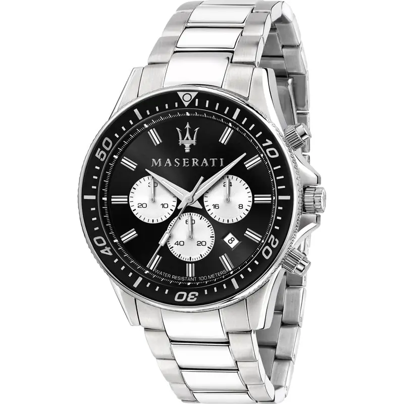Maserati R8873640004 Black Dial Stainless Steel Men Watch 1