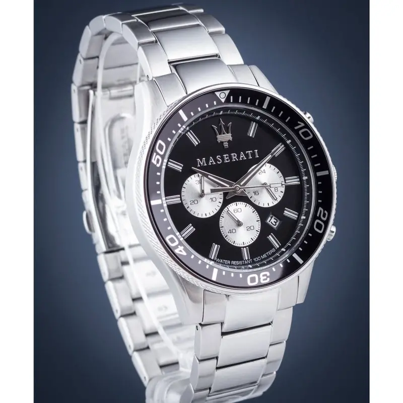 Maserati R8873640004 Black Dial Stainless Steel Men Watch 2