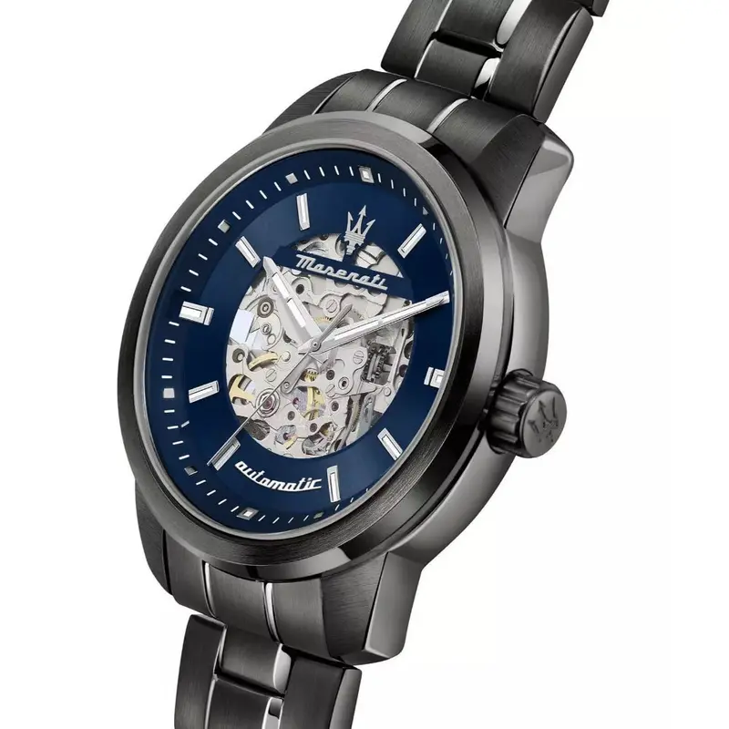 Maserati Successo Blue Dial Men's Watch - Skeleton Dial | R8823121002 2