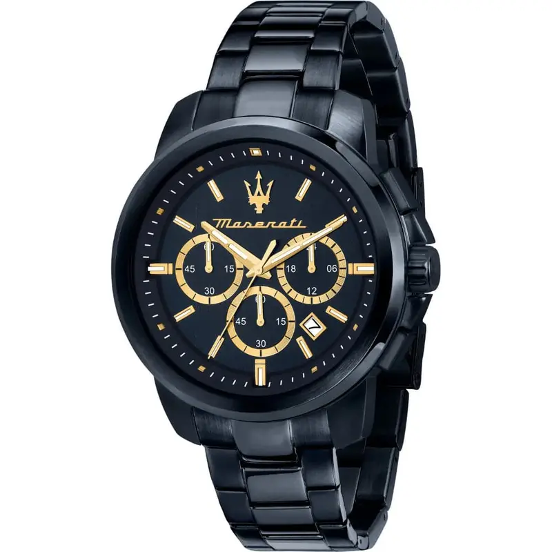 Maserati Successo Chronograph Blue Stainless Steel Strap Men Watch R8873621040 1