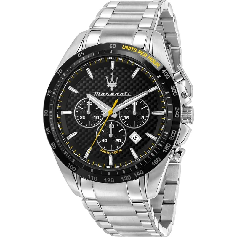 Maserati Traguardo Black Dial Men's Watch - Chronograph | R8873612042 1