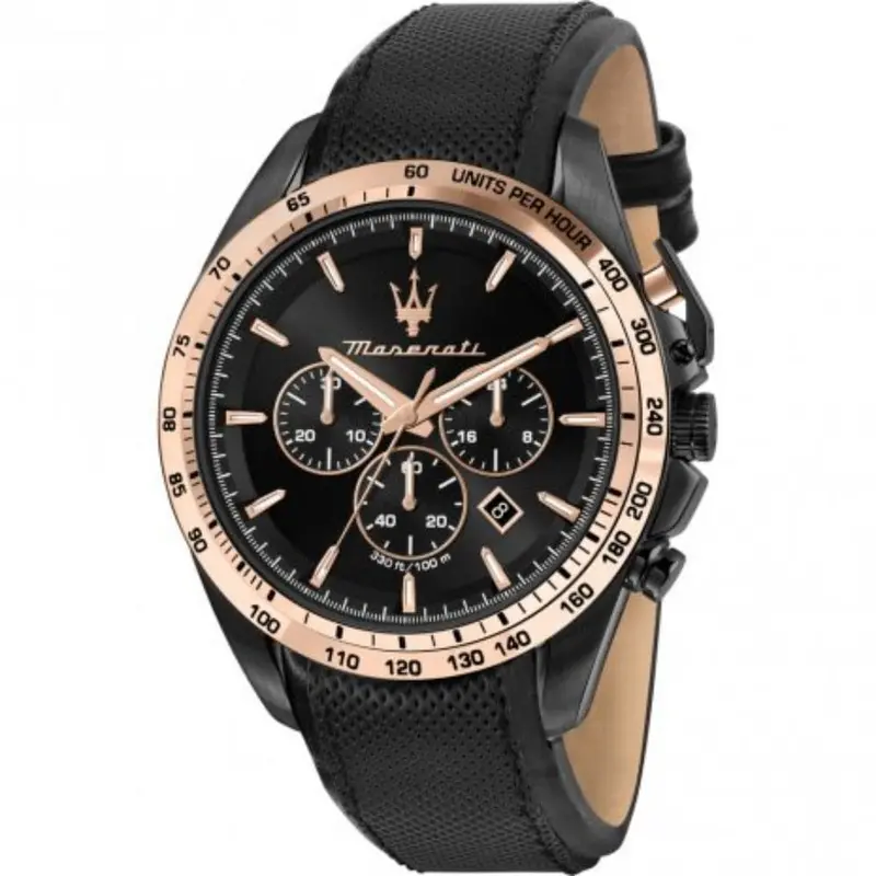 Maserati Traguardo R8871612036 Black Strap Men's Watch 1
